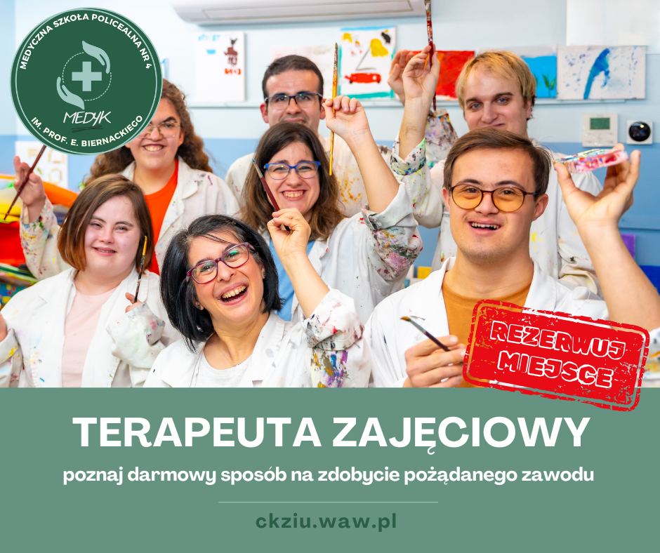 TERAPEUTA ZAJĘCIOWY – dobry zawód, który można zdobyć za darmo!