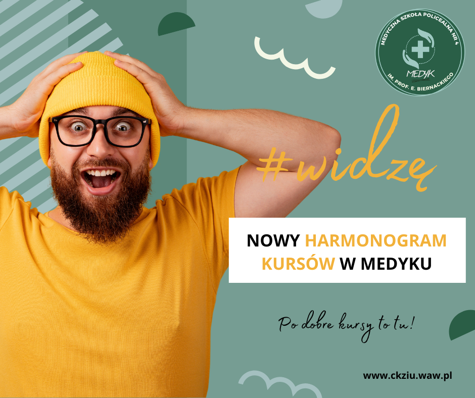 LETNI HARMONOGRAM KURSÓW W MEDYKU!