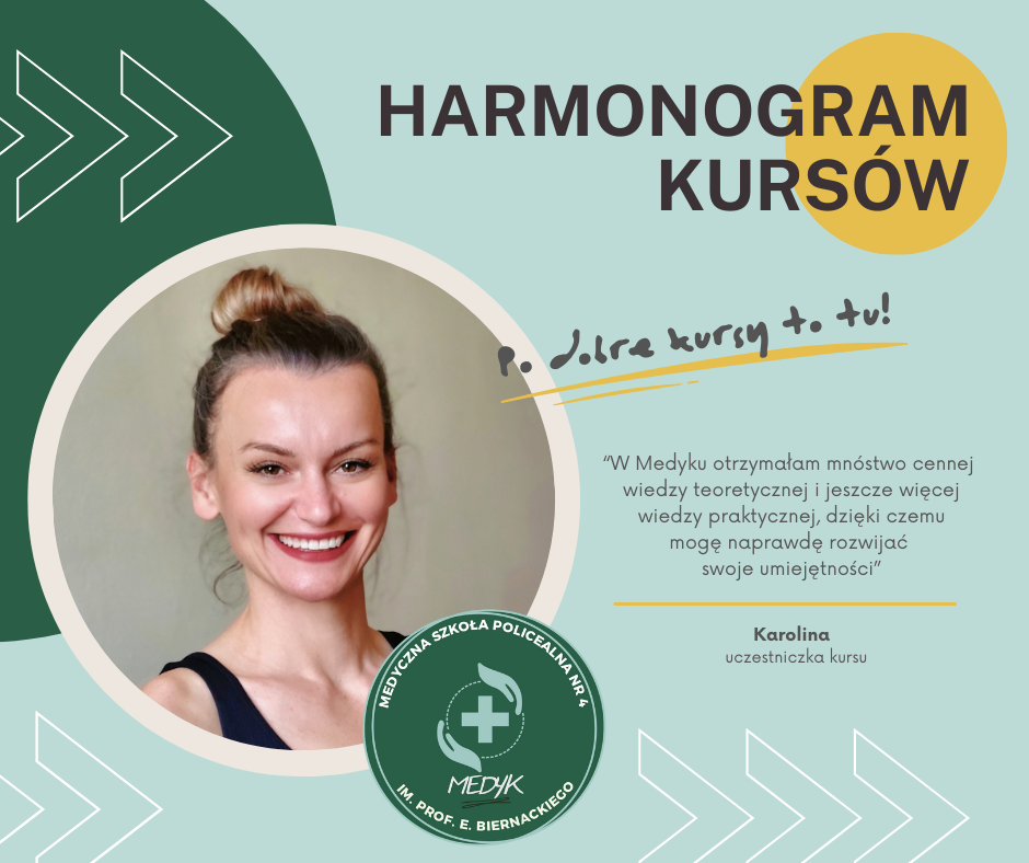 NOWY HARMONOGRAM KURSÓW W MEDYKU!