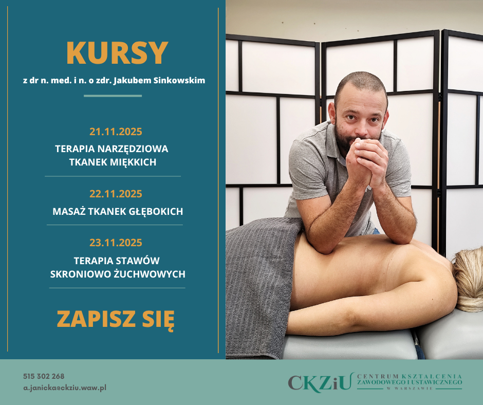 Kursy z&nbsp;dr&nbsp;Jakubem Sinkowskim