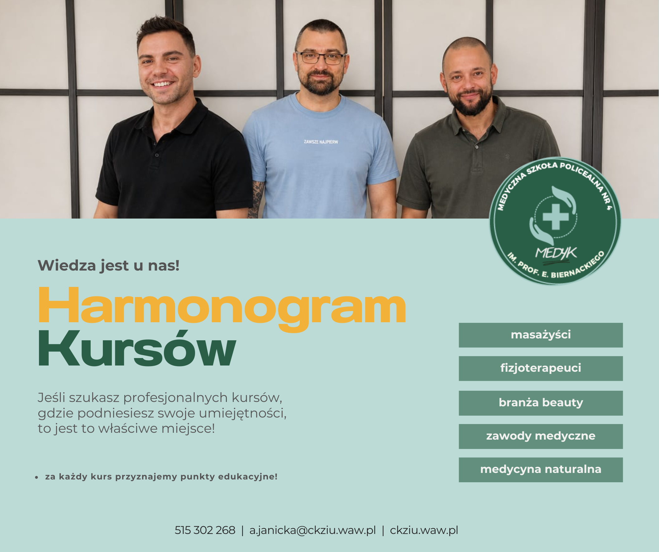 Kursy w&nbsp;Medyku!