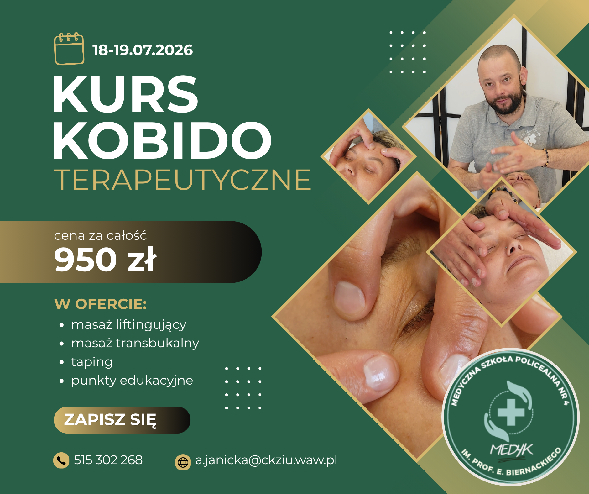 Kurs Kobido Terapeutyczne w&nbsp;Medyku