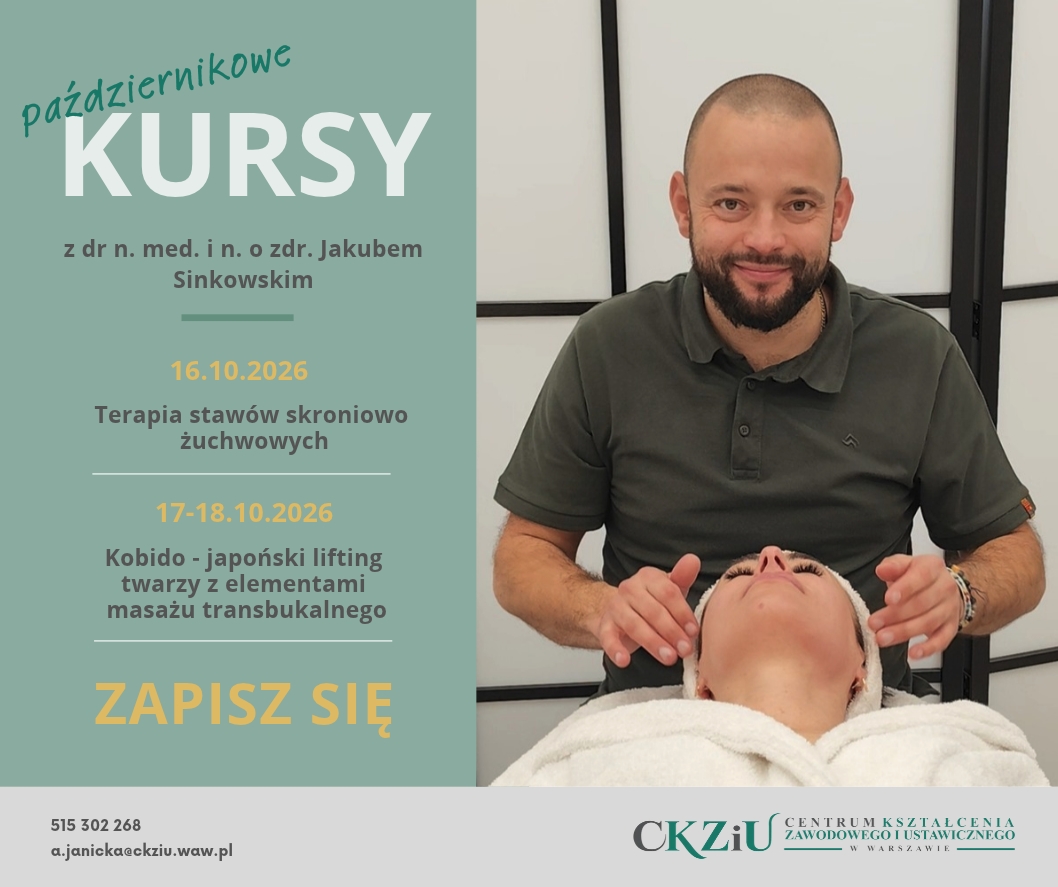 Październikowe kursy z&nbsp;dr&nbsp;Jakubem Sinkowskim!